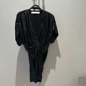 IRO black sequin dress